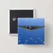 B-2の霊が空を舞い上がる 缶バッジ (正面&裏面)