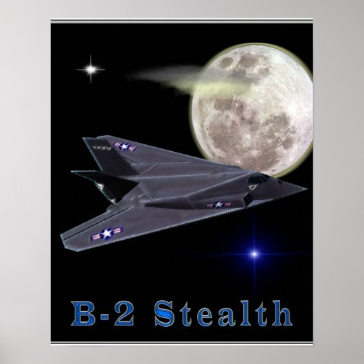 B-2ステルスボマーポスター ポスター (正面)