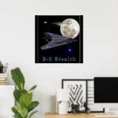 B-2ステルスボマーポスター ポスター (ホームオフィス)