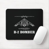 B-2ステルス爆撃機図解ミリタリー マウスパッド (マウス)