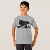 B-2スピリットキッズベーシックハネタレスコンフォートソフト速 Tシャツ (正面フル)