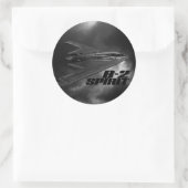 B-2スピリットクラシックラウンドステッカー ラウンドシール (バッグ)