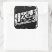 B-2スピリットスクエアステッカー スクエアシール (バッグ)