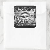 B-2スピリットスクエアステッカー スクエアシール (バッグ)