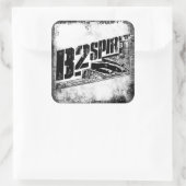 B-2スピリットスクエアステッカー スクエアシール (バッグ)