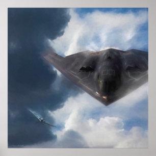 B-2スピリットステルスボマーメーカー ポスター