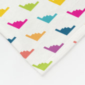 B-2スピリットステルスボマー名前をカスタムするベビーブランケット フリースブランケット (角)