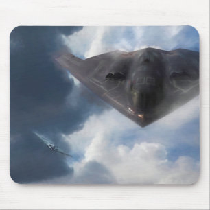 B-2スピリットステルス爆撃機幽霊メーカー マウスパッド