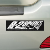 B-2スピリットバンパーステッカー バンパーステッカー (車上)