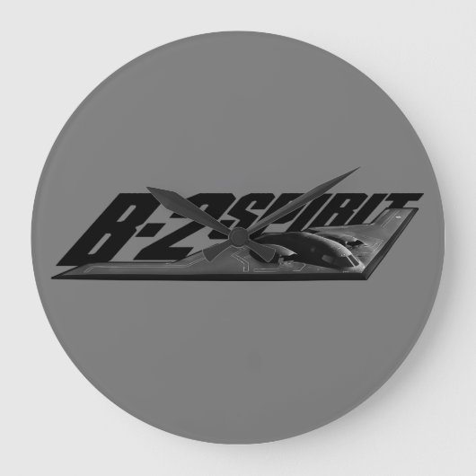 B-2スピリットラウンド(大)壁時計 ラージ壁時計 (正面)