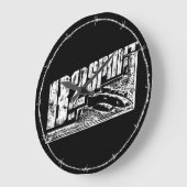 B-2スピリットラウンド（大）壁時計 ラージ壁時計 (傾斜)