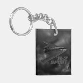 B-2スピリット両面アクリルキーチェーン キーホルダー (正面左)