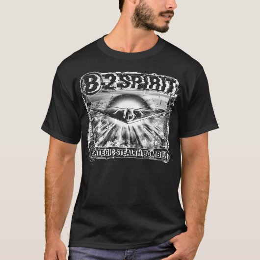 B-2スピリットTシャツTシャツ Tシャツ (正面)