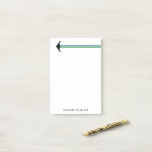 B-2爆撃機ストライプの名前をカスタムする後メモ帳 ポストイット (デスク上)