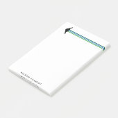 B-2爆撃機ストライプの名前をカスタムする後メモ帳 ポストイット (アングル)