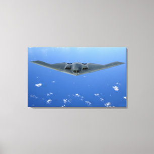 B-2精神は空を通って上昇します キャンバスプリント