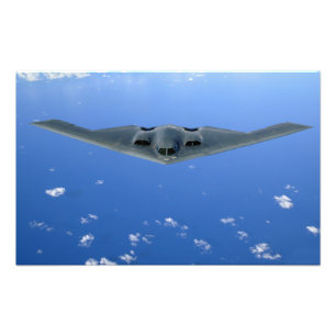 B-2精神は空を通って上昇します フォトプリント