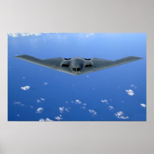 B-2精神は空を通って上昇します ポスター
