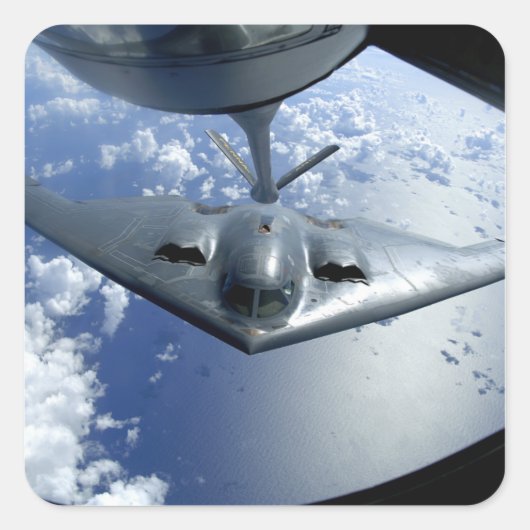 B-2精霊は給油の立場に立つ スクエアシール (正面)