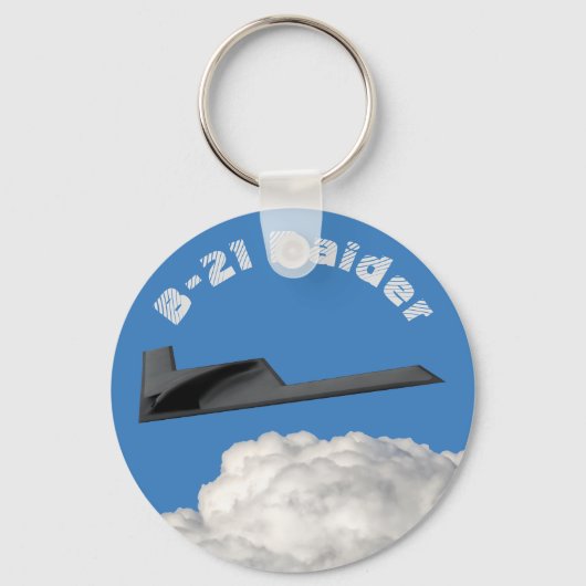 B-21レイダーステルス爆撃機 キーホルダー (正面)