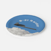 B-21レイダーステルス爆撃機 ペーパープレート (アングル)