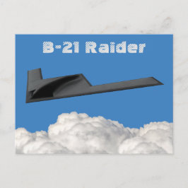 B-21レイダーステルス爆撃機 ポストカード