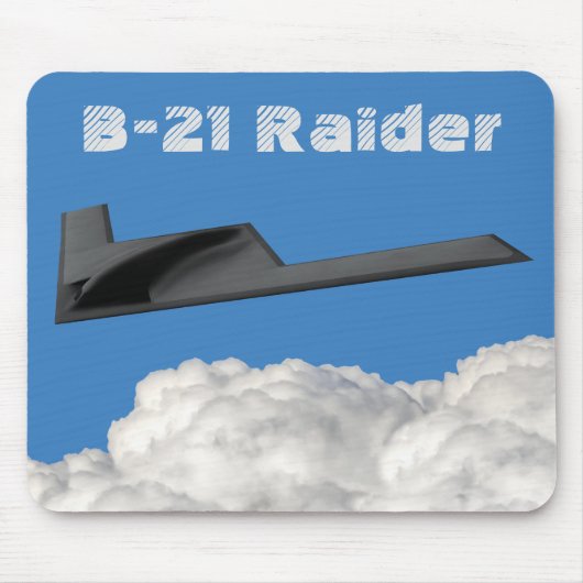 B-21レイダーステルス爆撃機 マウスパッド (正面)