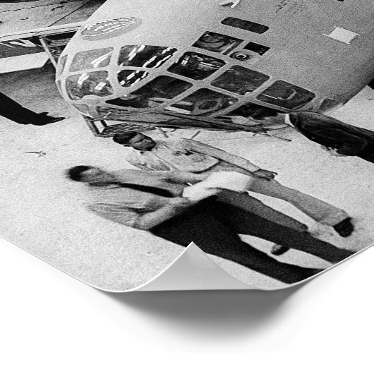 B-24爆弾組立ライン, 1943.ヴィンテージ写真 ポスター (角)