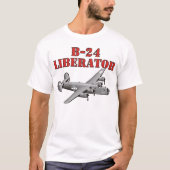 B-24 LIBERATORシャツ Tシャツ (正面)