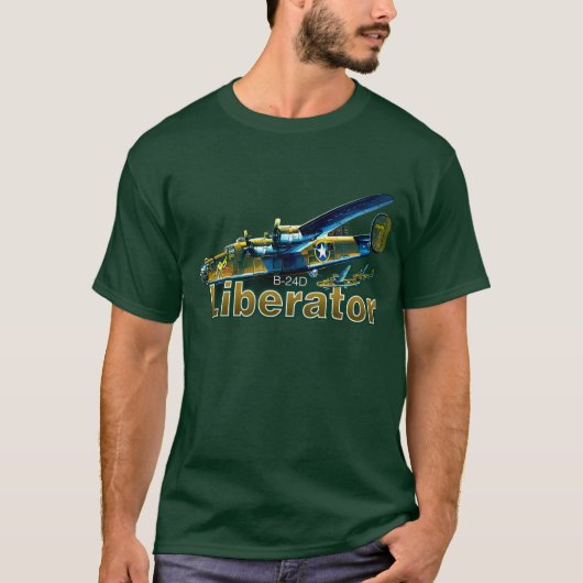 B-24Dの解放者 Tシャツ (正面)