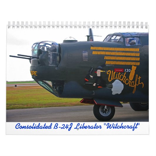 B-24Jの解放者のカレンダー カレンダー (カバー)