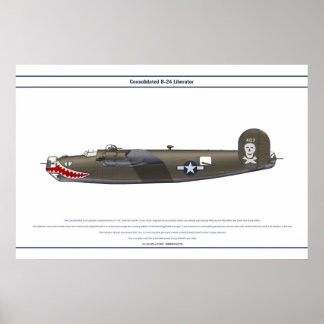 B-24J USA 90BG 1 ポスター
