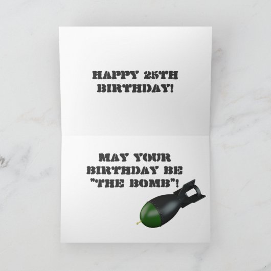 B-25の出番です！ カード (内部)