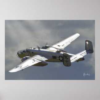 B-25ミッチェル爆撃機 ポスター