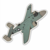 B-25ミッチェル、爆撃機 シール (正面)