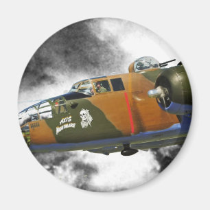 B-25爆撃機の「軸線のnitemare マグネット