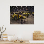 B-25爆撃機アセンブリ ポスター (キッチン)