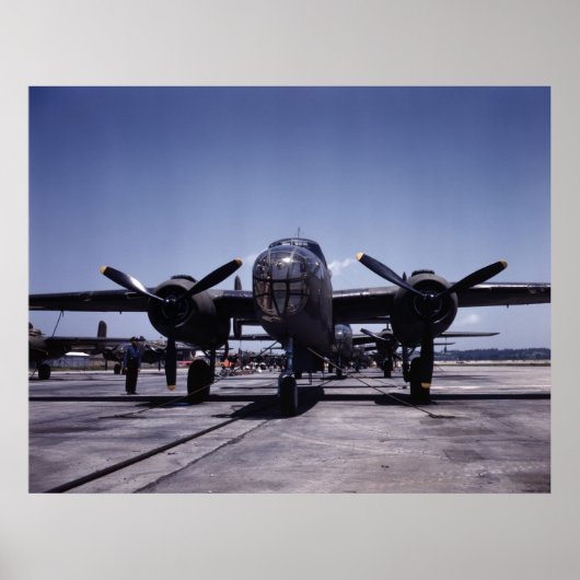 B-25爆撃機 ポスター (正面)