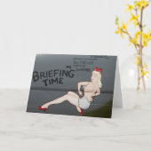 B-25短時間の鼻の芸術 カード (黄色い花)