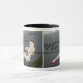 B-25短時間の鼻の芸術 マグカップ (中央)