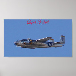 B-25 スーパー ラビット ポスター