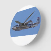 B-25 ラウンド壁時計 (傾斜)