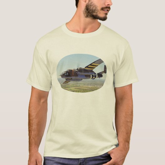 B-25 Mitchellの爆撃機2のワイシャツ Tシャツ (正面)