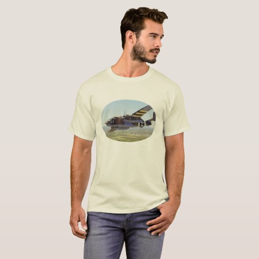 B-25 Mitchellの爆撃機2のワイシャツ Tシャツ (正面フル)