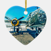 B-25 Mitchellの爆撃機 セラミックオーナメント (正面)