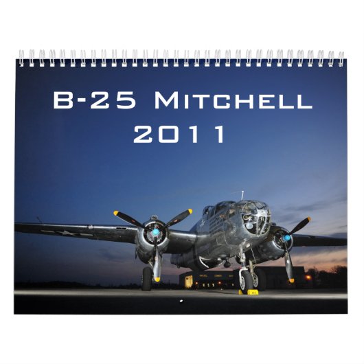 B-25 Mitchell 2011 カレンダー (カバー)