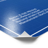 B-25B Mitchell Doolittle – 飛行機の設計図AD フォトプリント (角)