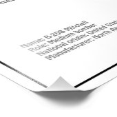 B-25B Mitchell Doolittle – 飛行機の設計図BD フォトプリント (角)