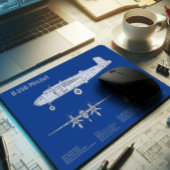 B-25B Mitchell Doolittle – 飛行機設計図ABD マウスパッド