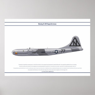 B-29アメリカ合衆国ボックスカー ポスター
